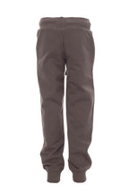 Jungen Jogginghose mit Rippstrick an Taille und Fußgelenk in Anthrazit