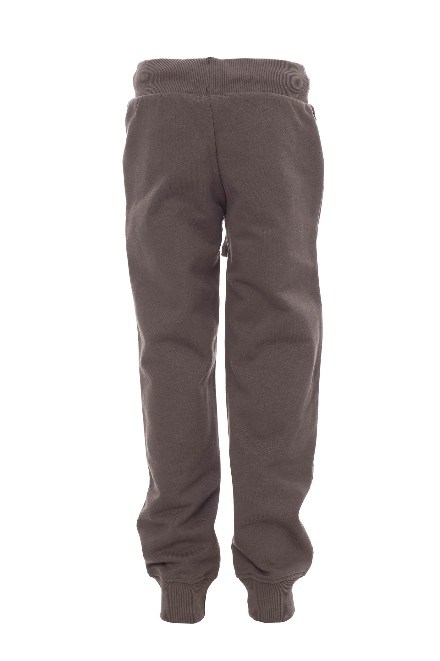 Jungen Jogginghose mit Rippstrick an Taille und Fußgelenk in Anthrazit