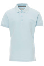 Kinder Poloshirt Basic aus Baumwolle in Hellblau