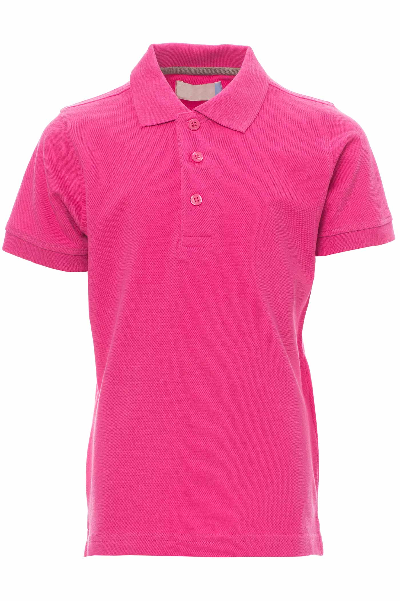 Kinder Poloshirt Basic aus Baumwolle in Pink