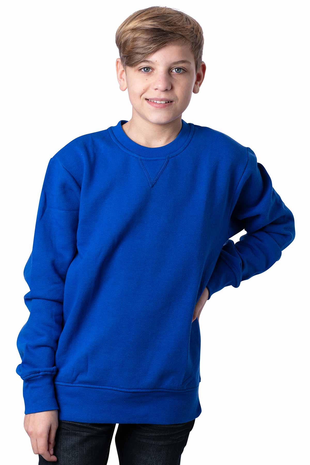 Basic Rundhals Jungen Pulli