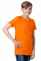 Jungen Kurzarm T-Shirt Orange