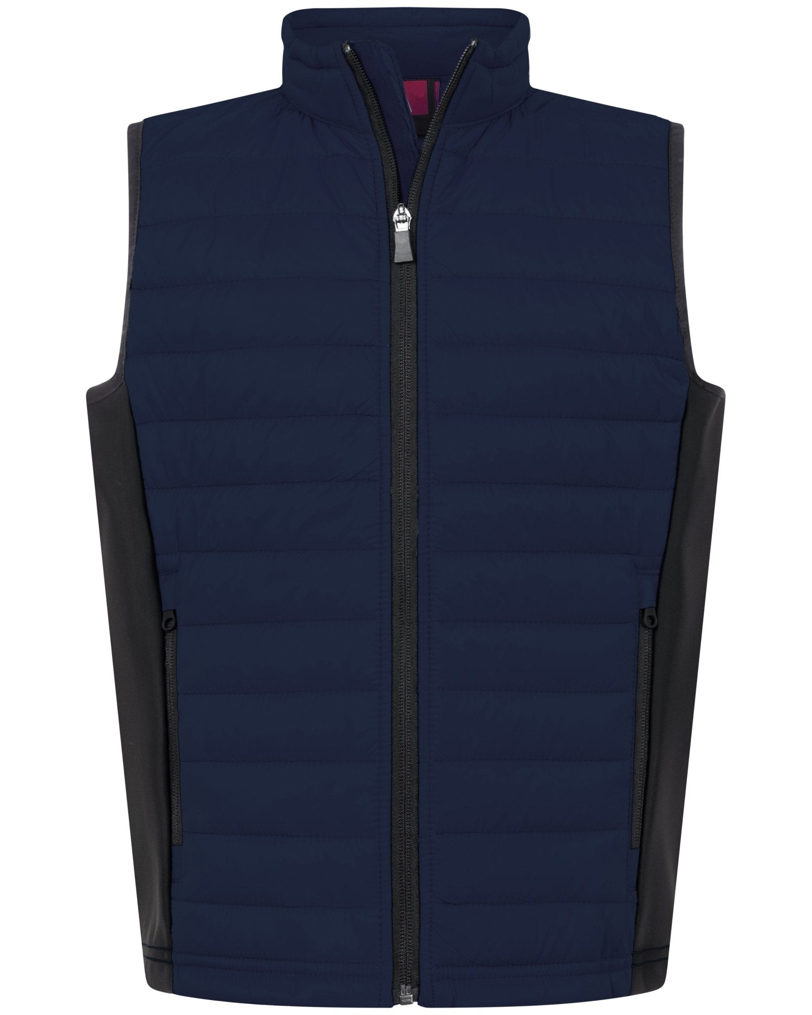 Jungen wattierte Steppweste mit Softshelleinsätzen Subway Kids