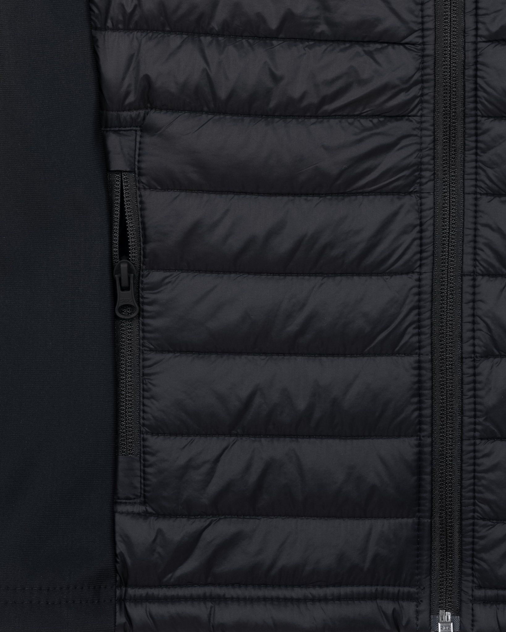 Jungen wattierte Steppweste mit Softshelleinsätzen Subway Kids