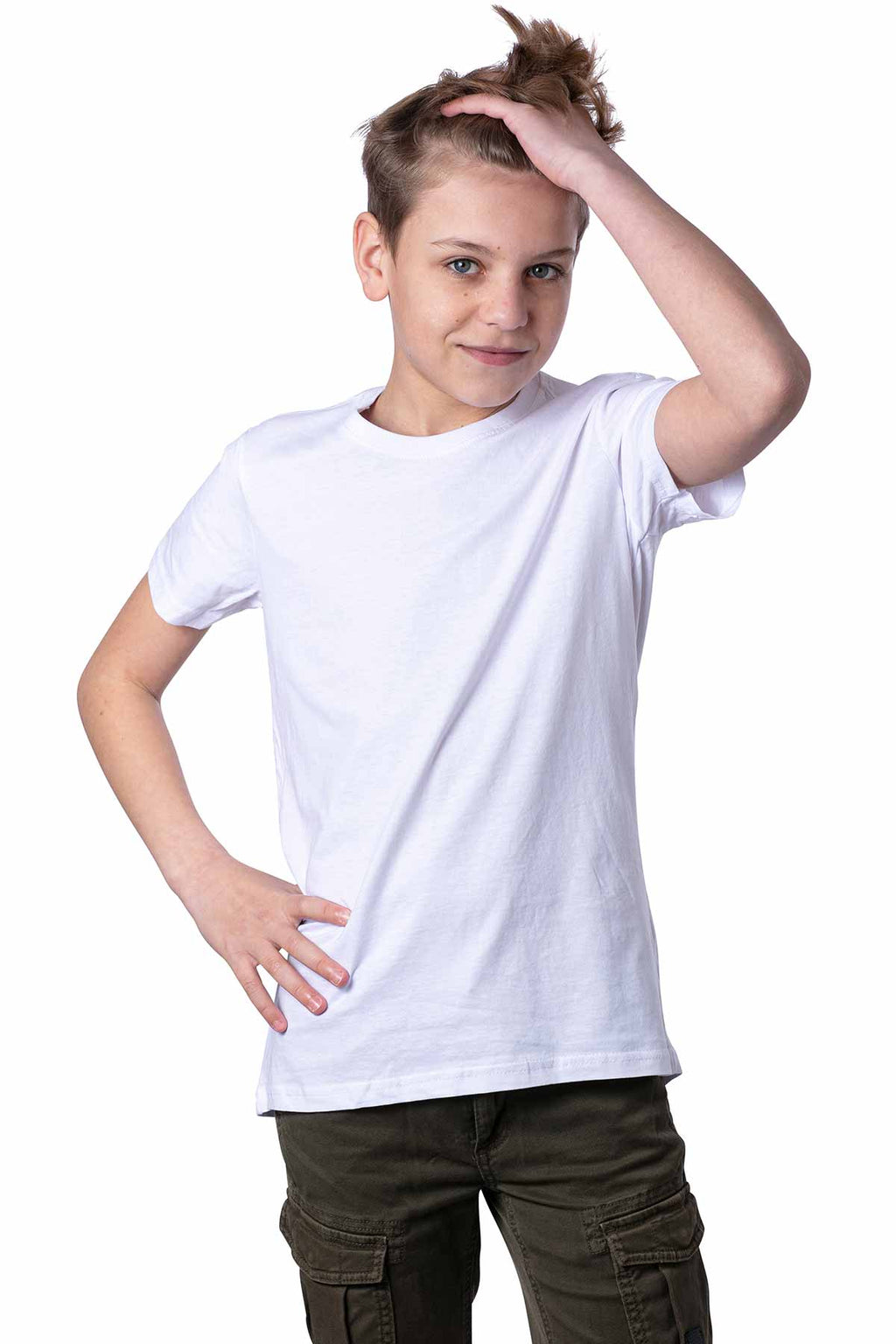 Einfarbiges T-Shirt für Kinder