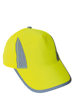 Kinder Warnschutz Cap mit Reflexstreifen in Gelb / Orange KX054K