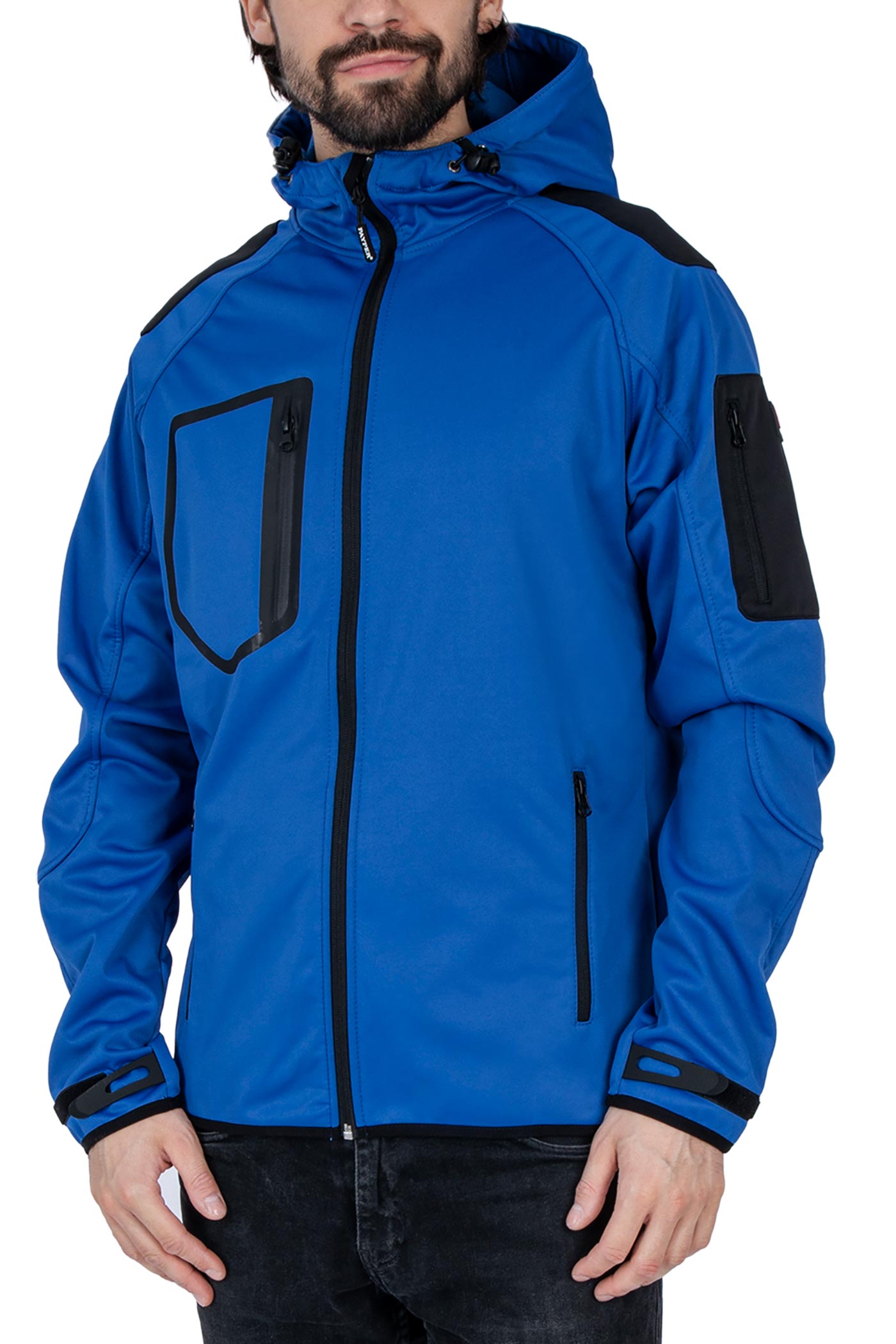 Herren Softshelljacke wasserfest in Blau