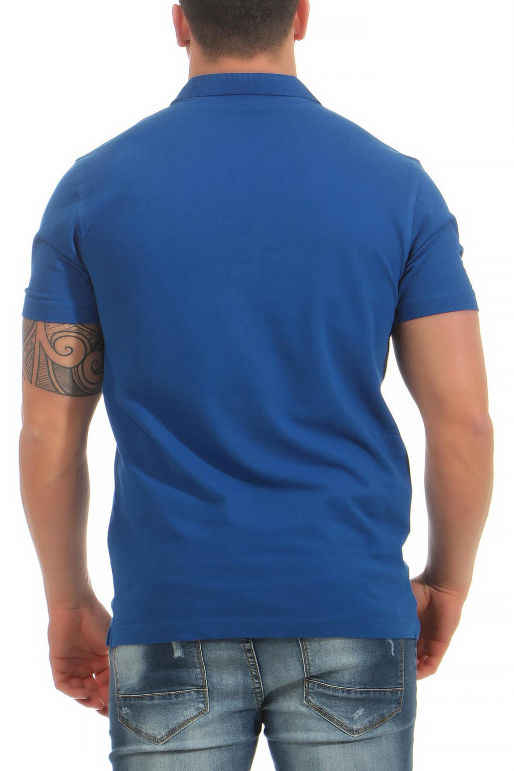 Herren 5er Pack Poloshirt einfarbig Rome