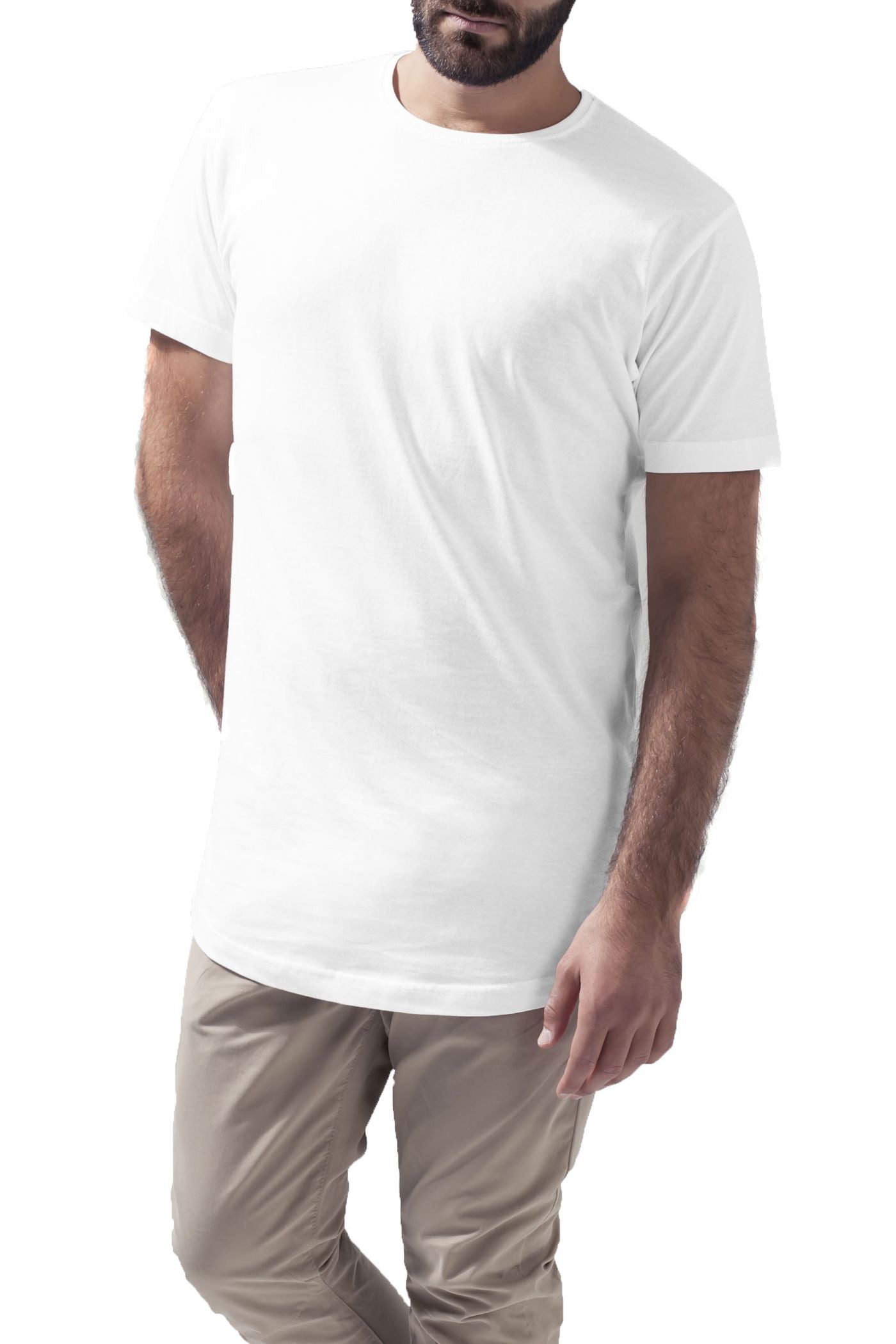 Herren T-Shirt extra lang, Longshirt