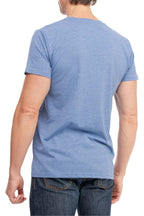 Herren T-Shirt Rundhals Meliert Comfort Bügelfrei
