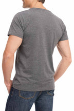 Herren T-Shirt Rundhals Meliert Comfort Bügelfrei