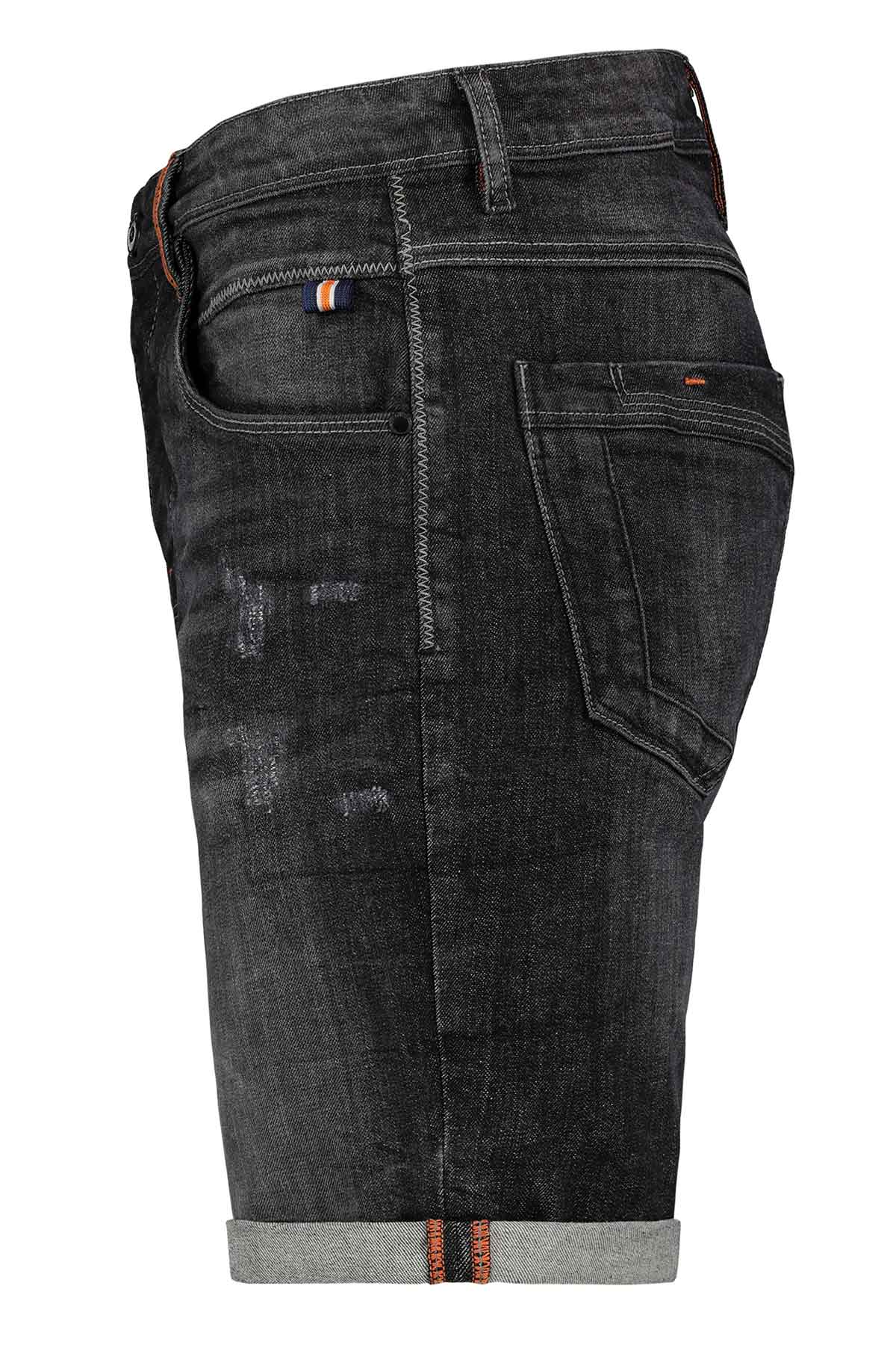 Herren kurze Jeans Hose Bermuda, Haka