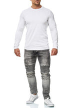 Herren Langarmshirt 100% Baumwolle Pineta