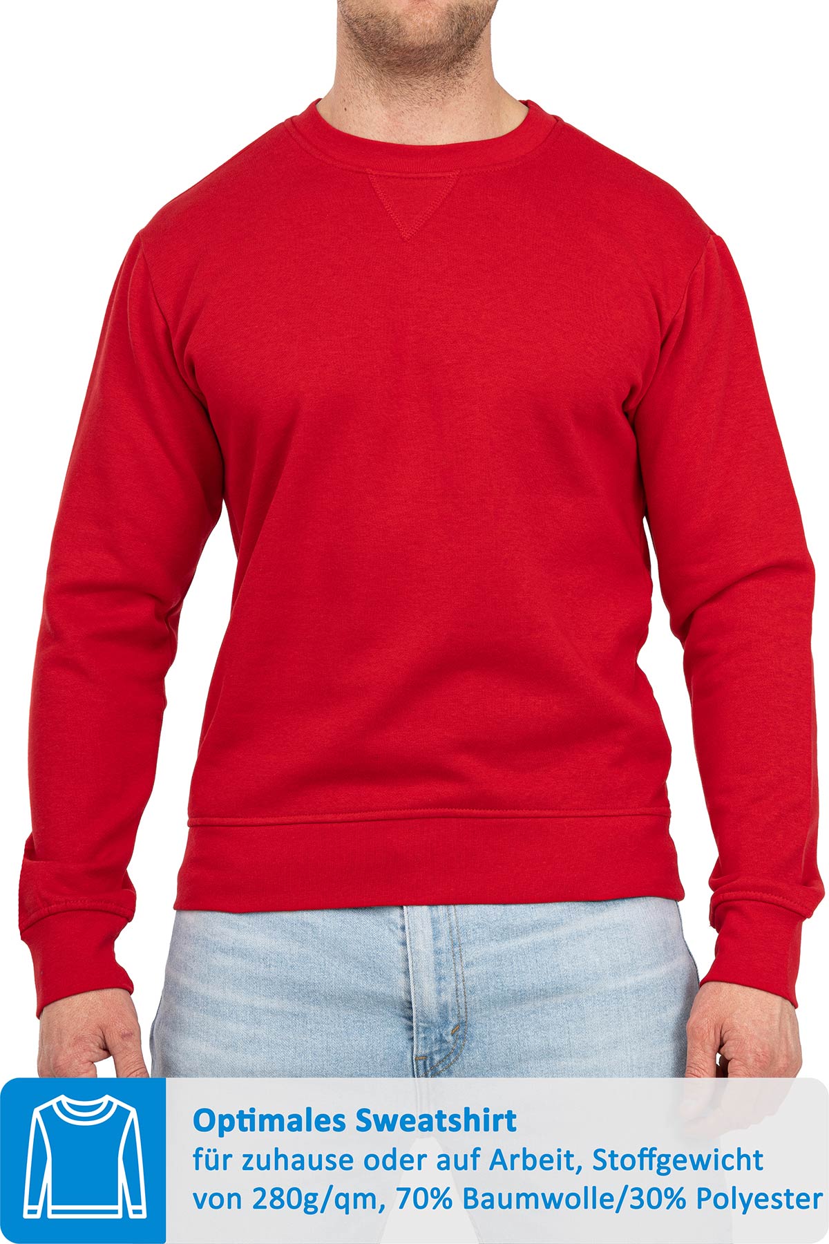 klassischer Pullover aus Mischgewebe