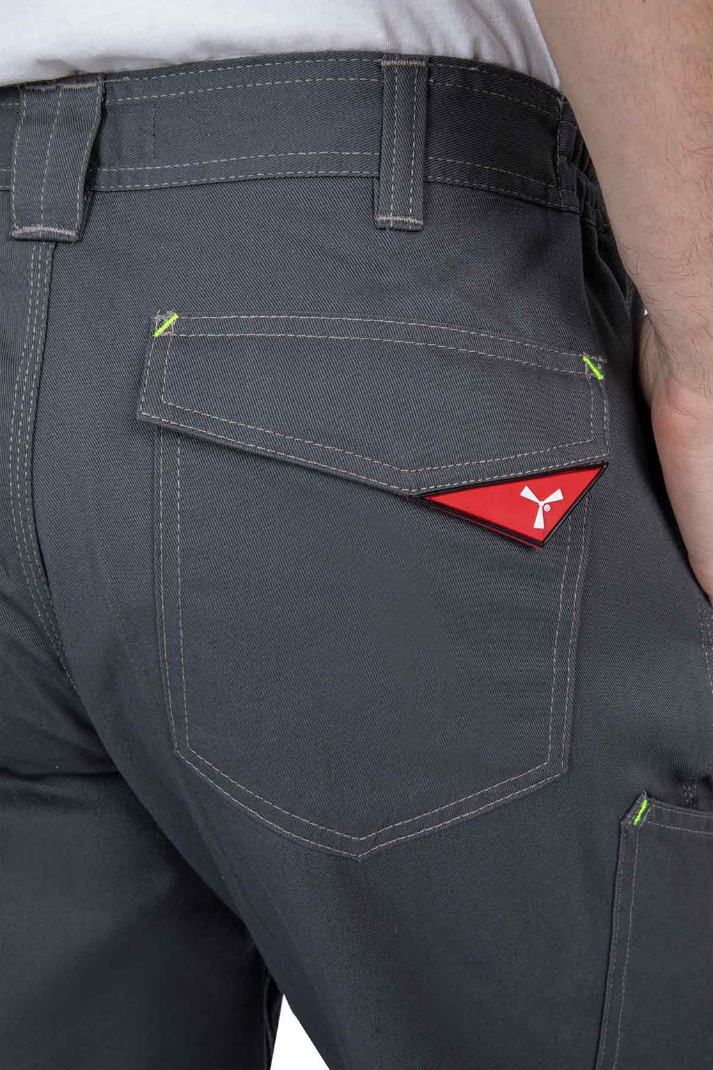 Herren Arbeitshose mit funktionalen Taschen in Anthrazit