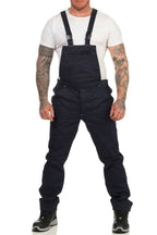 Herren Latzhose Dunkelblau