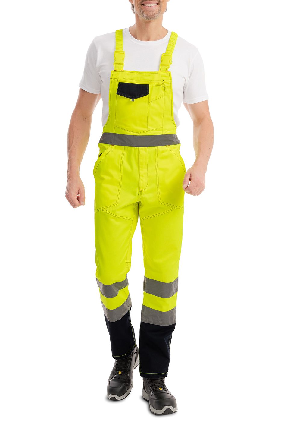 Warnschutzkleidung Latzhose für Herren