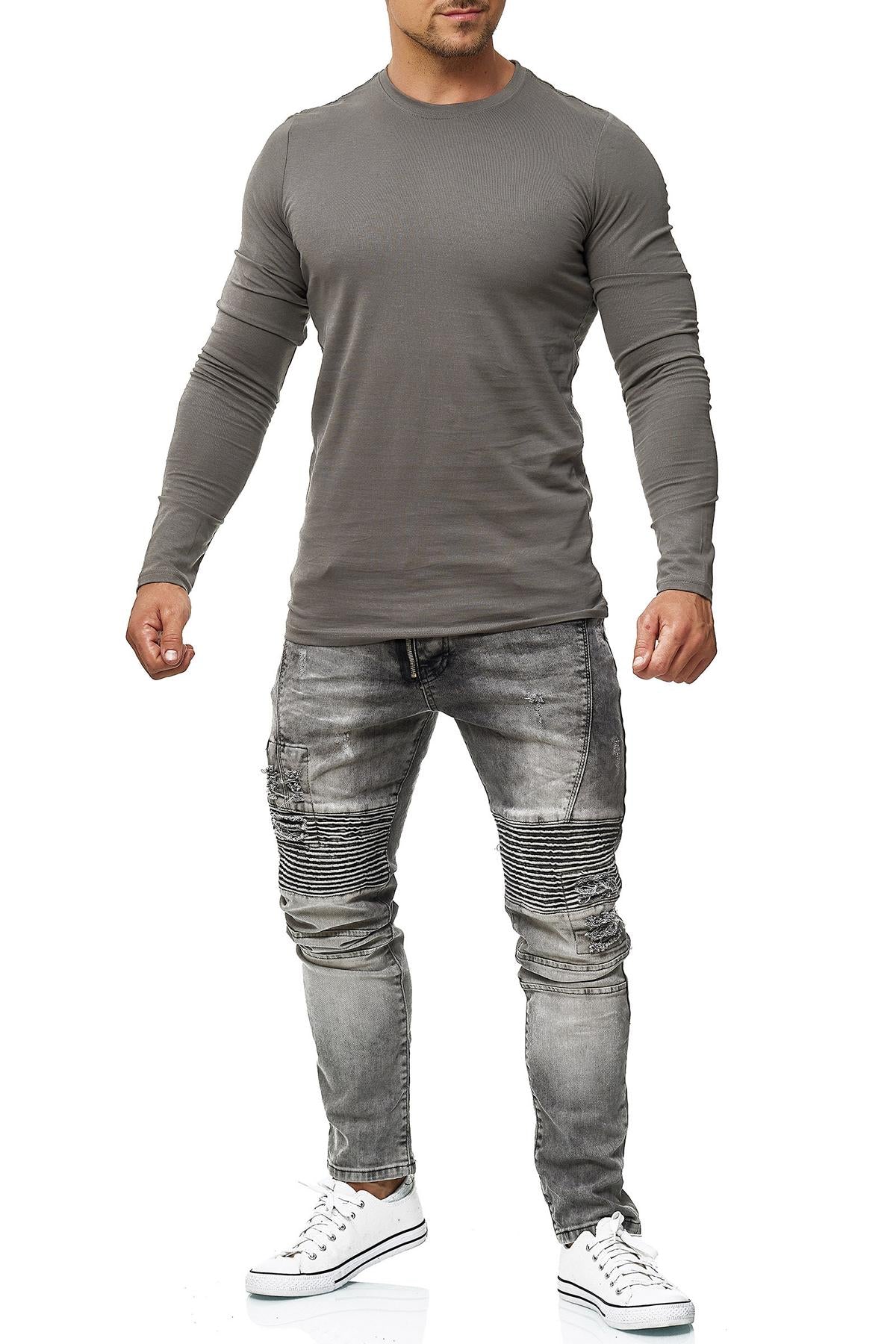 Herren Langarmshirt Baumwolle – Pineta