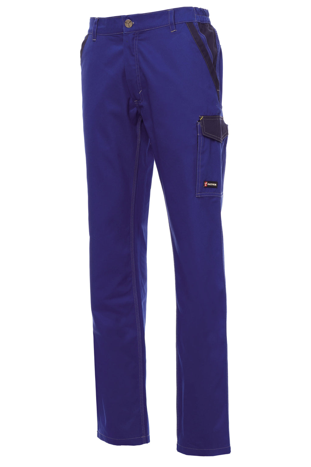 Herren lange Arbeitshose ganzjährig tragbar robust in Blau