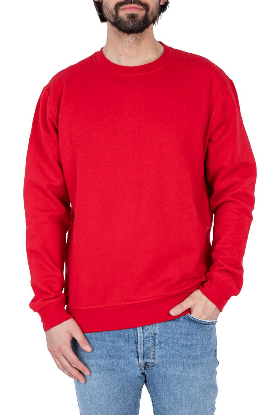 Arbeitspullover Rot