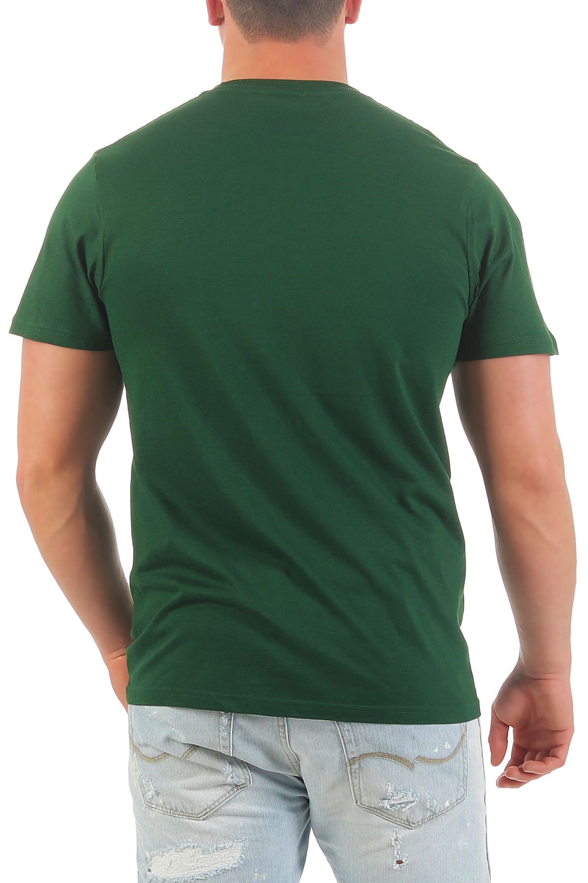 Herren T-Shirt Waldgruen Basic