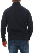 langlebiger Pullover für Männer Freizeit Arbeit in Dunkelblau