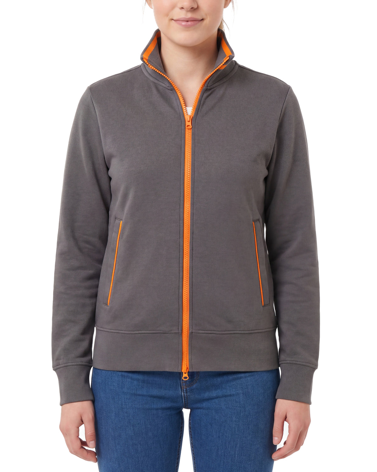 Damen Sweatjacke ohne Kapuze Melbourne