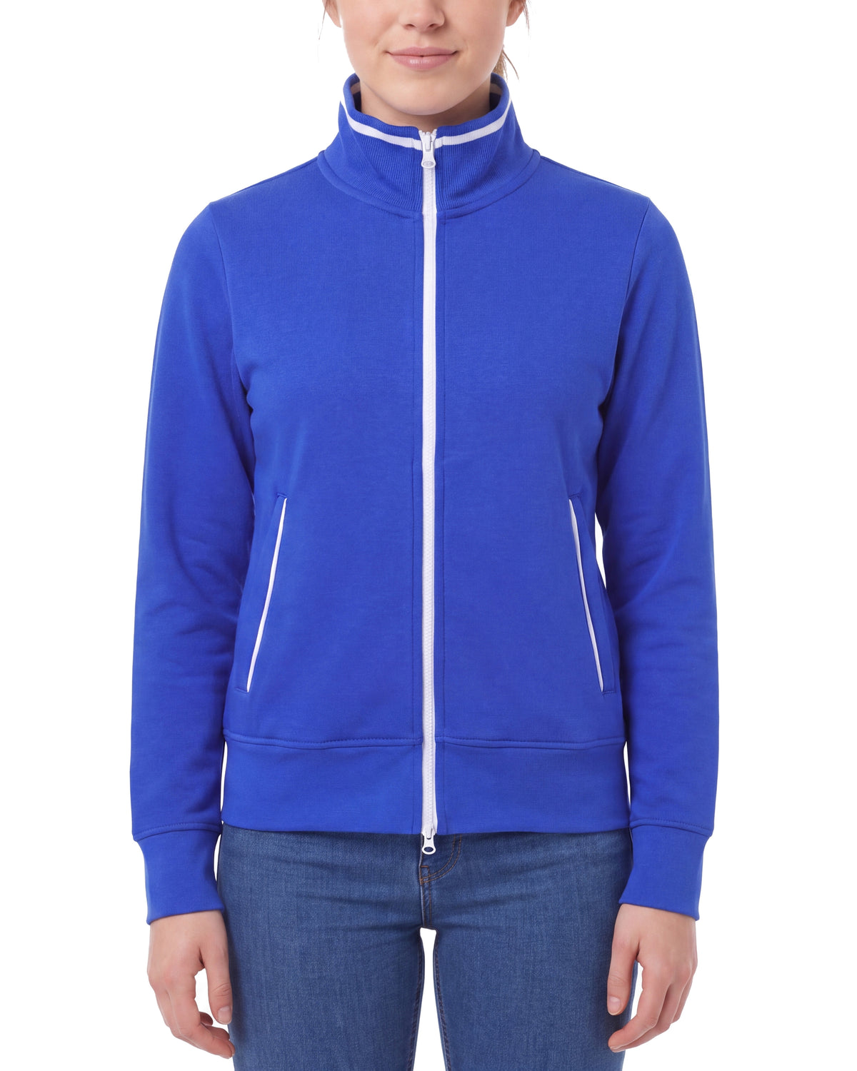 Damen Sweatjacke ohne Kapuze Melbourne