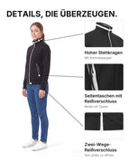Damen Sweatjacke ohne Kapuze Melbourne