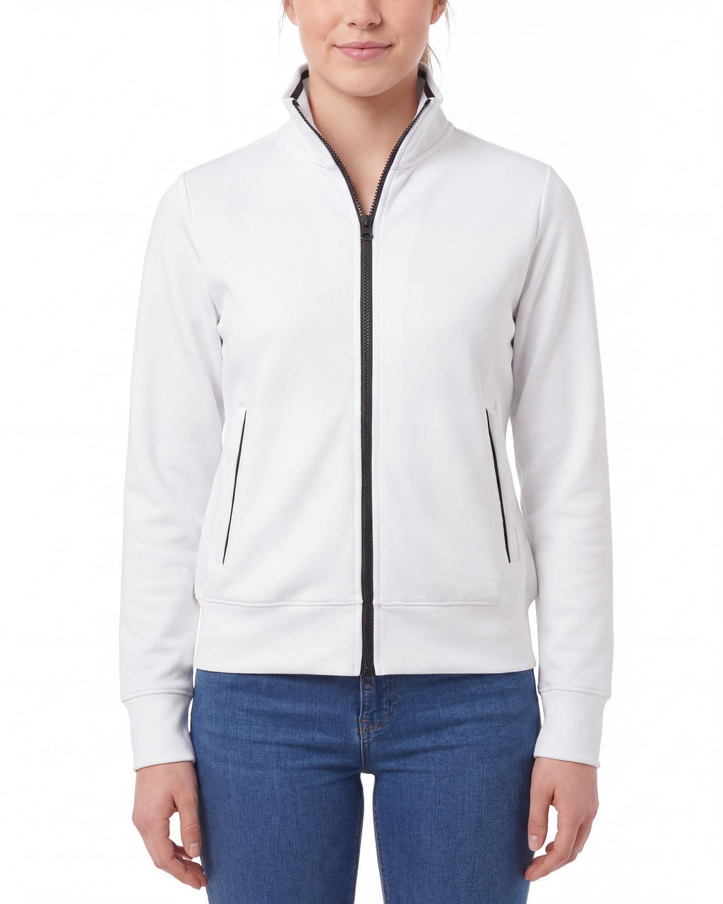 Damen Sweatjacke ohne Kapuze Melbourne