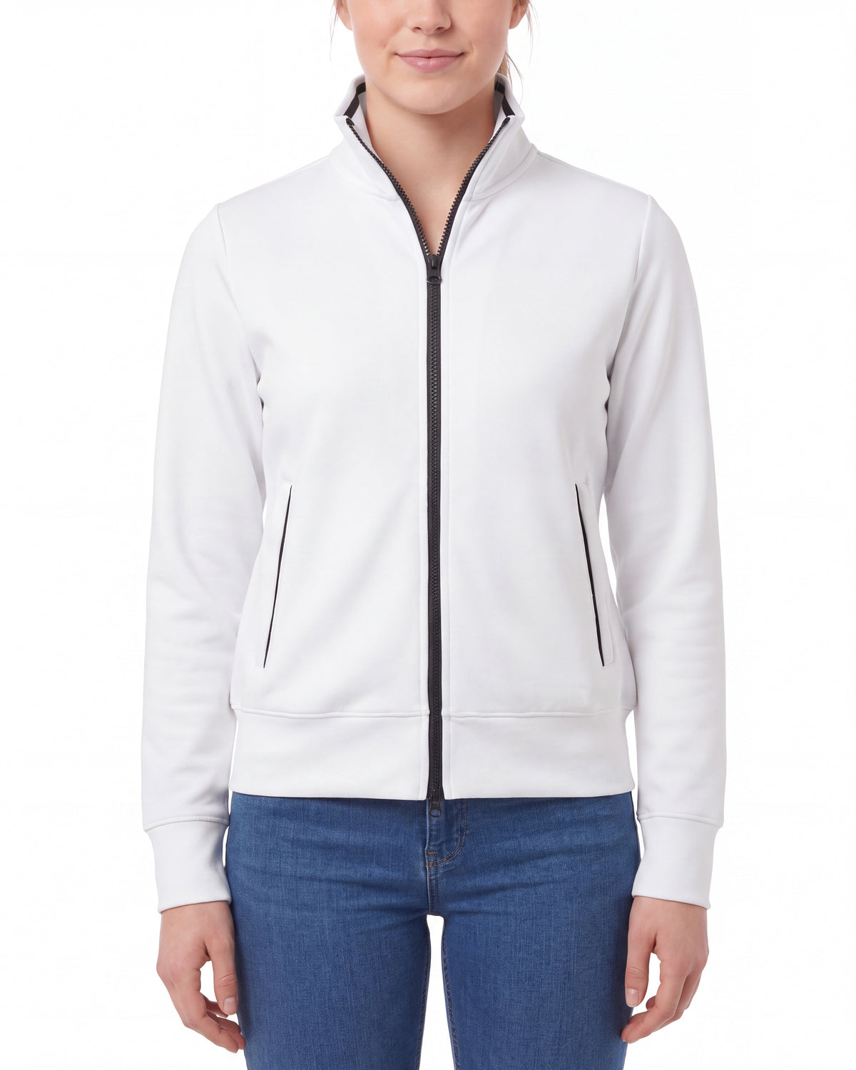 Damen Sweatjacke ohne Kapuze Melbourne