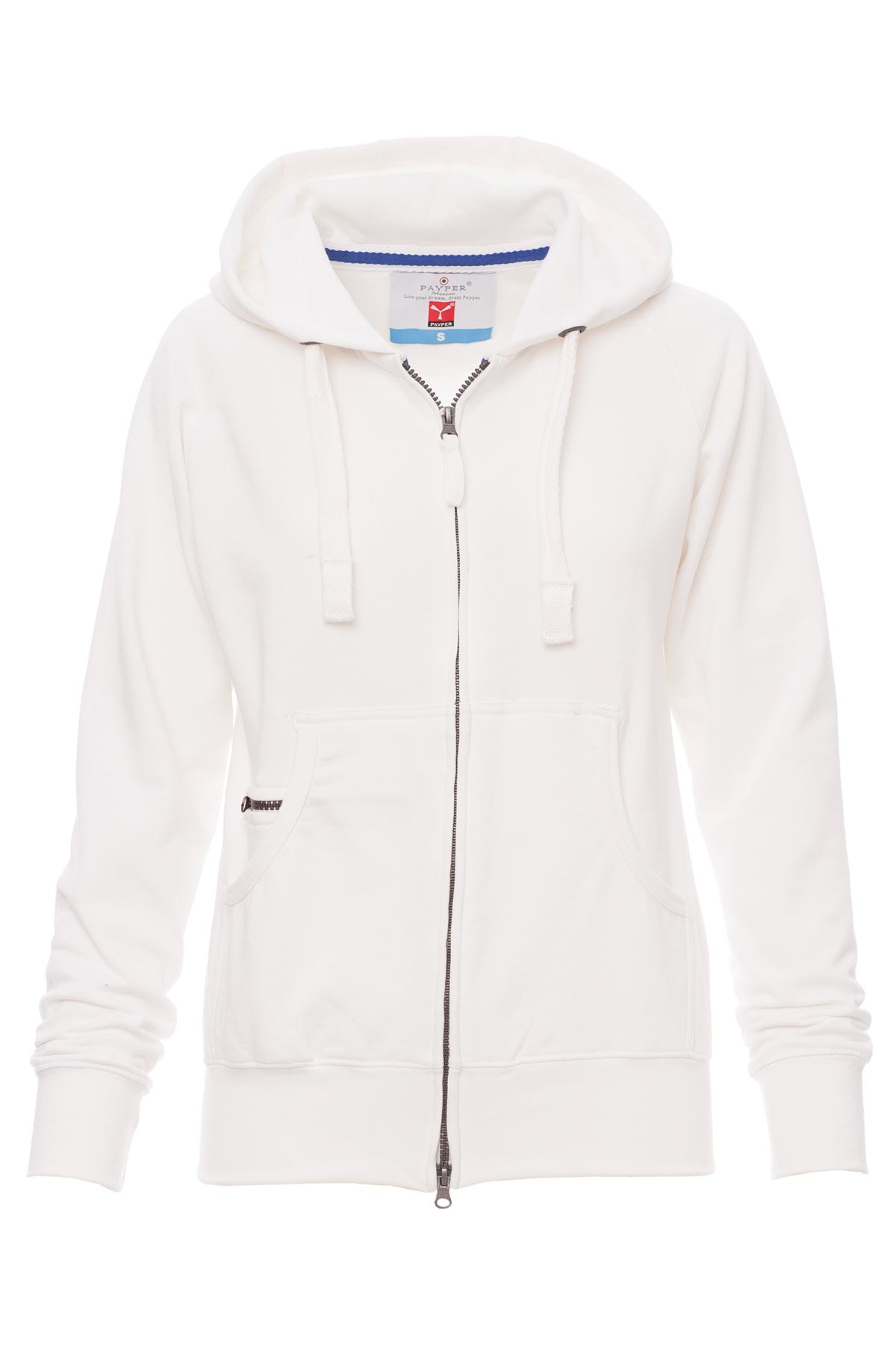 Sweatjacke Frauen Weiß