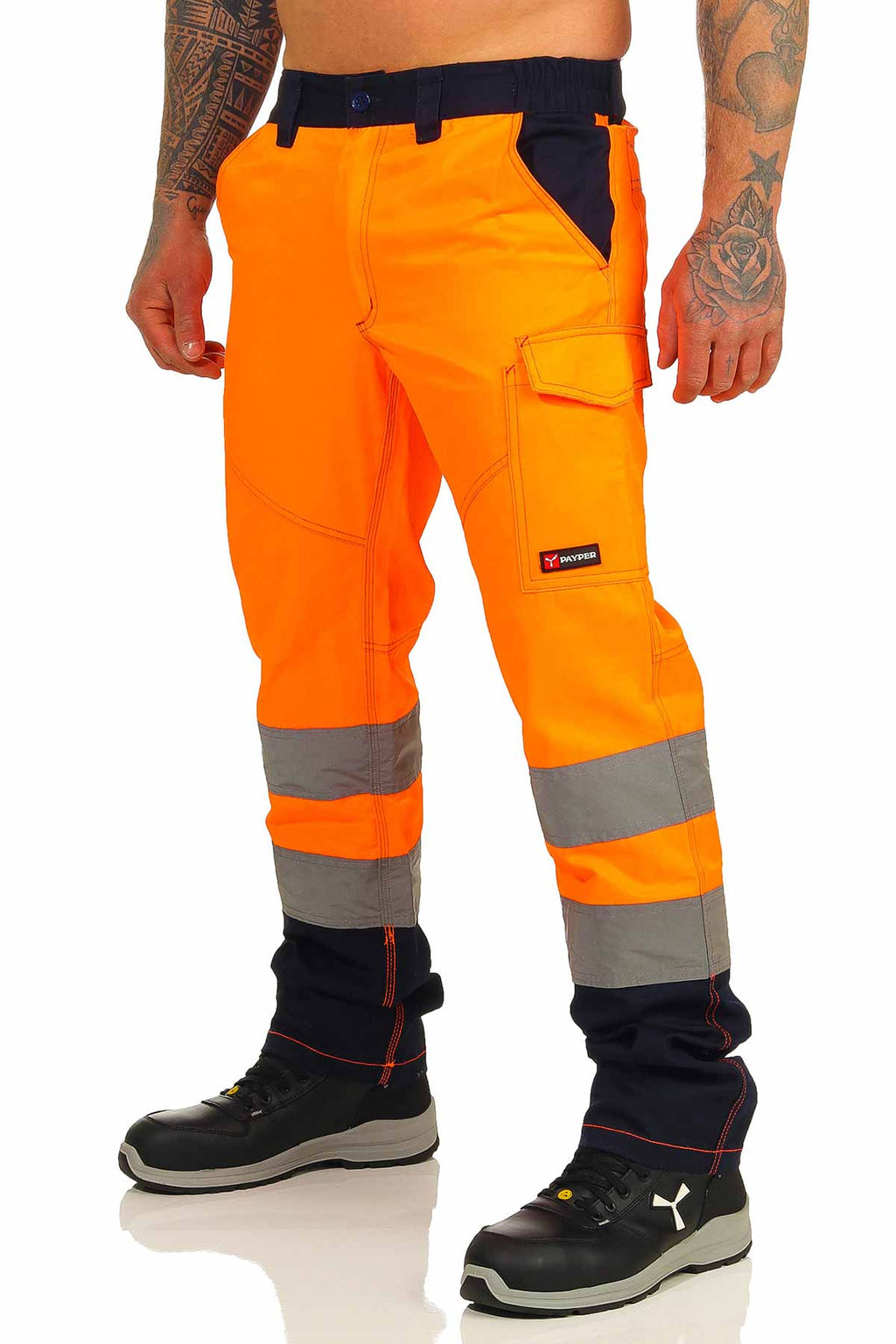 Herren Arbeitshose mit Reflexstreifen
