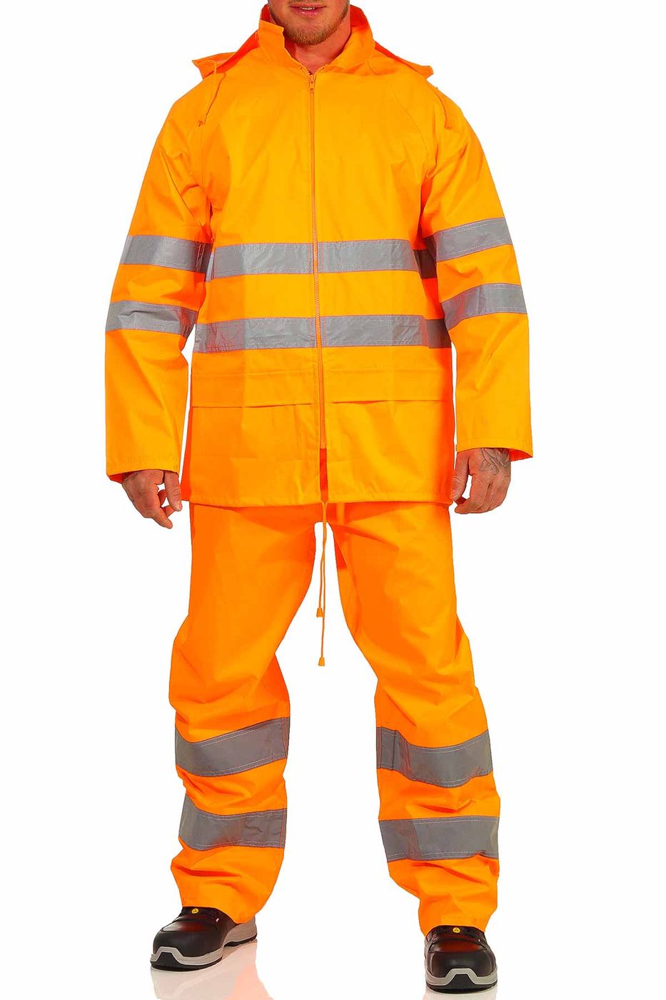 Outdoor Regenanzug Orange