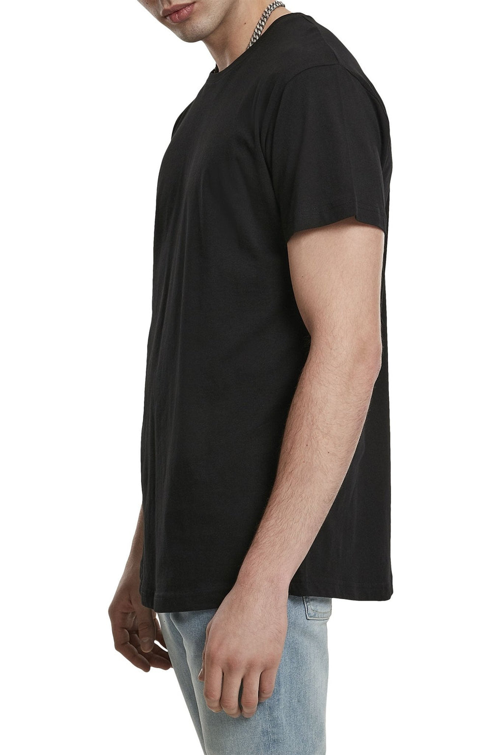 Herren T-Shirt extra lang Baumwolle – Longshirt