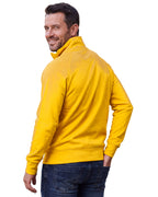 Herren Sweatjacke ohne Kapuze mit Stehkragen Panama