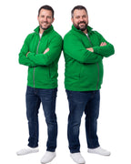 Herren Sweatjacke ohne Kapuze mit Stehkragen Panama