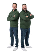 Herren Sweatjacke ohne Kapuze mit Stehkragen Panama