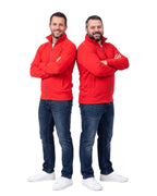 Herren Sweatjacke ohne Kapuze mit Stehkragen Panama