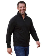 Herren Sweatjacke ohne Kapuze mit Stehkragen Panama
