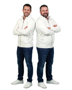 Herren Sweatjacke ohne Kapuze mit Stehkragen Panama