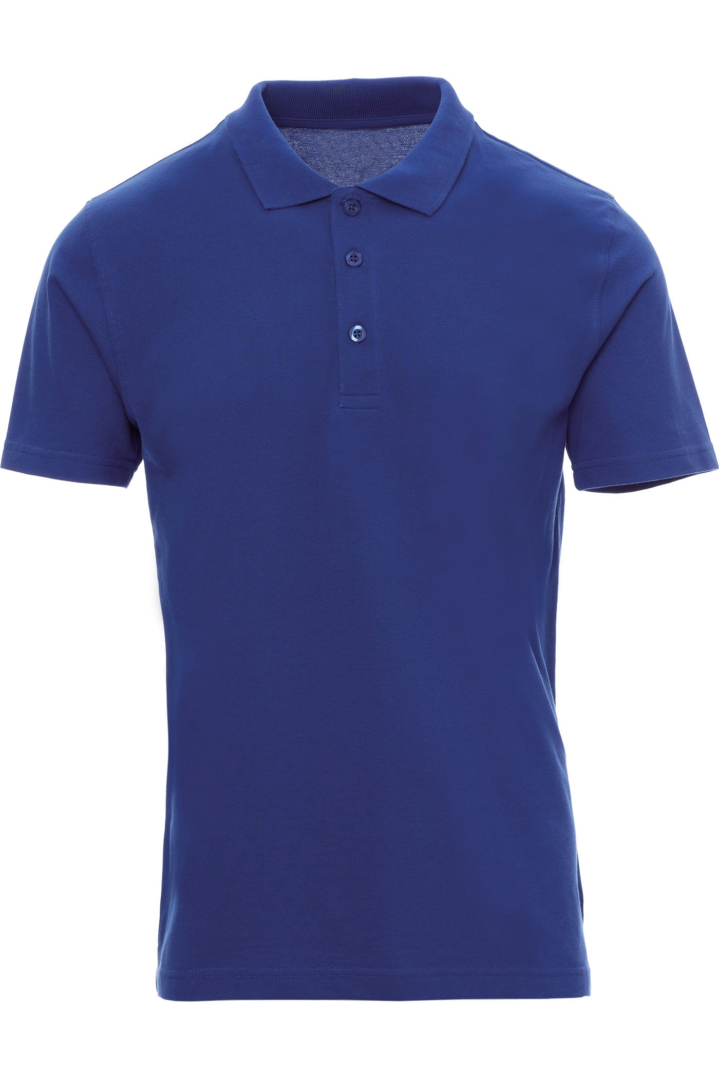 günstiges Basic Poloshirt in großen Größen in Blau