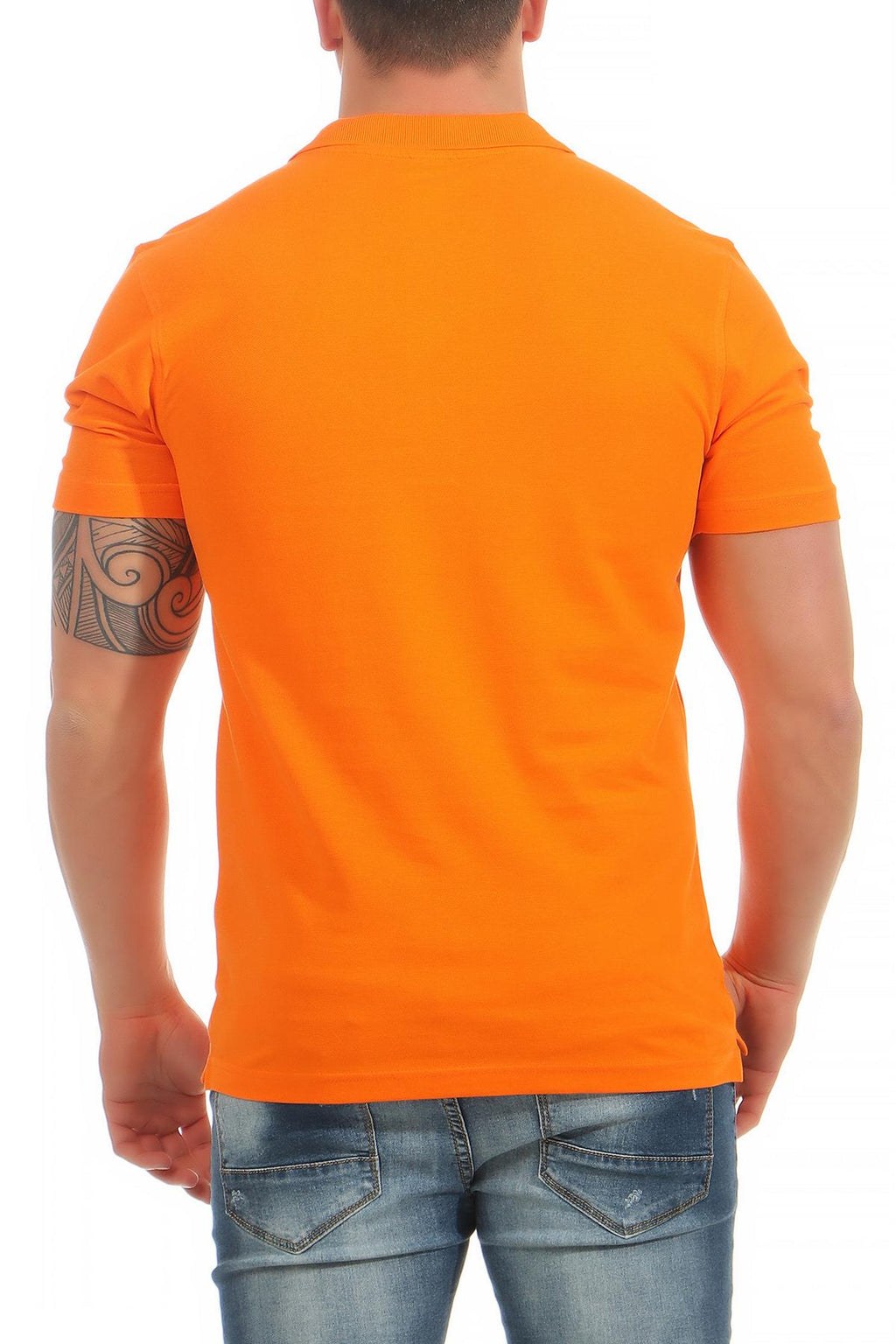 Herren 5er Pack Poloshirt einfarbig Rome