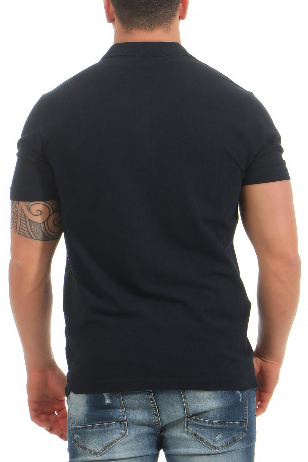 Herren 5er Pack Poloshirt einfarbig Rome