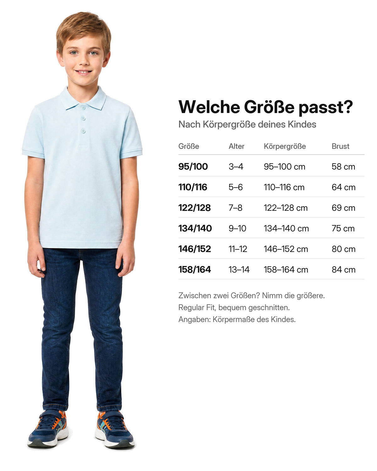 Kinder Poloshirt für Jungen und Mädchen kurzarm Venice Kids
