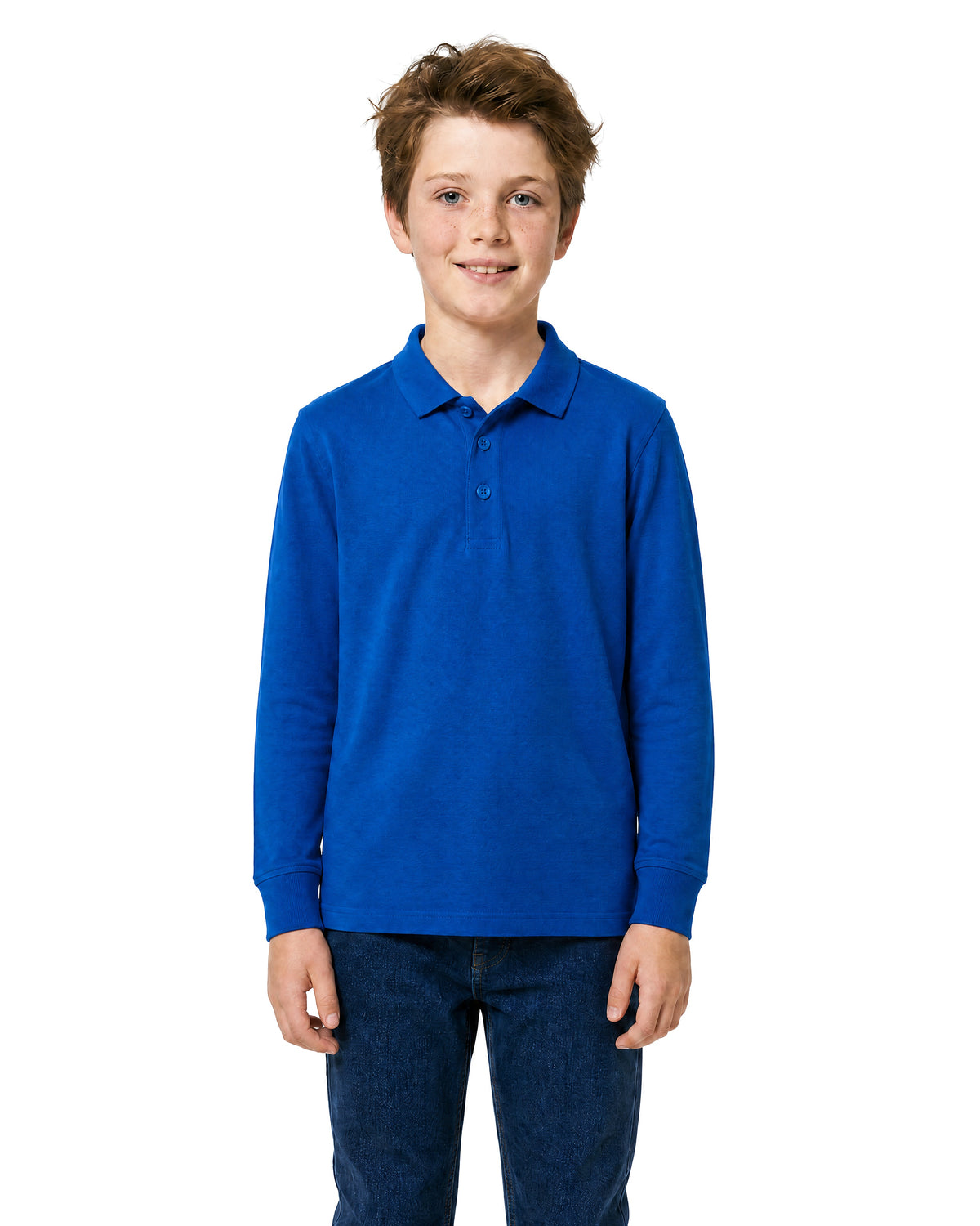 Kinder Langarm-Poloshirt für Jungen und Mädchen Florence