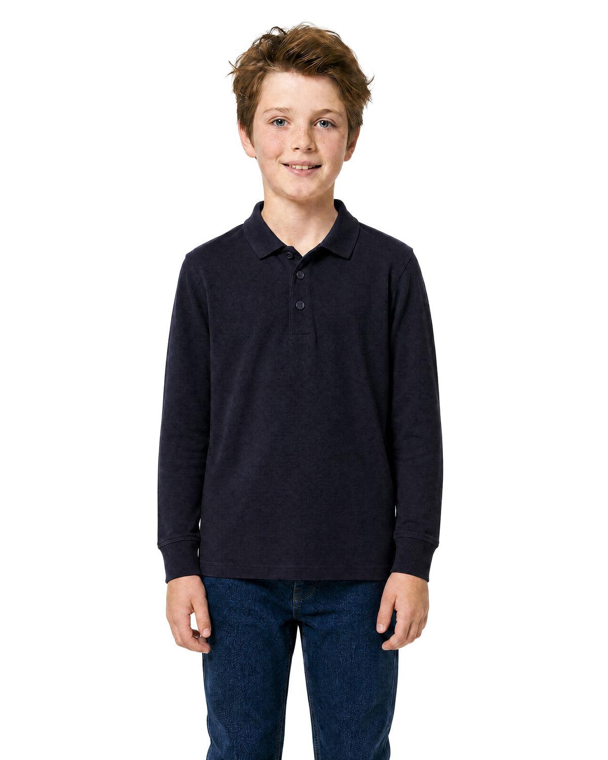 Kinder Langarm-Poloshirt für Jungen und Mädchen Florence