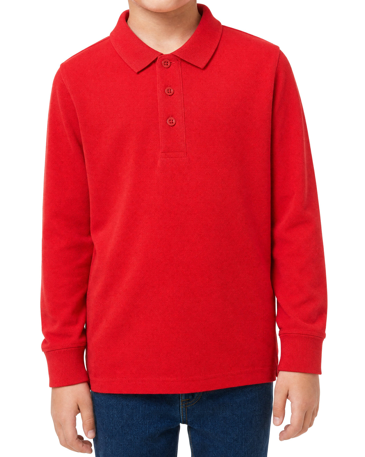 Kinder Langarm-Poloshirt für Jungen und Mädchen Florence