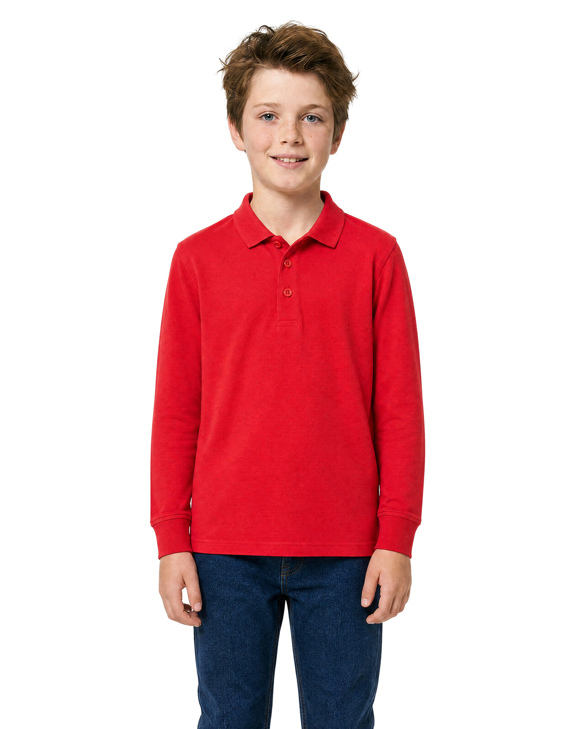 Kinder Langarm-Poloshirt für Jungen und Mädchen Florence