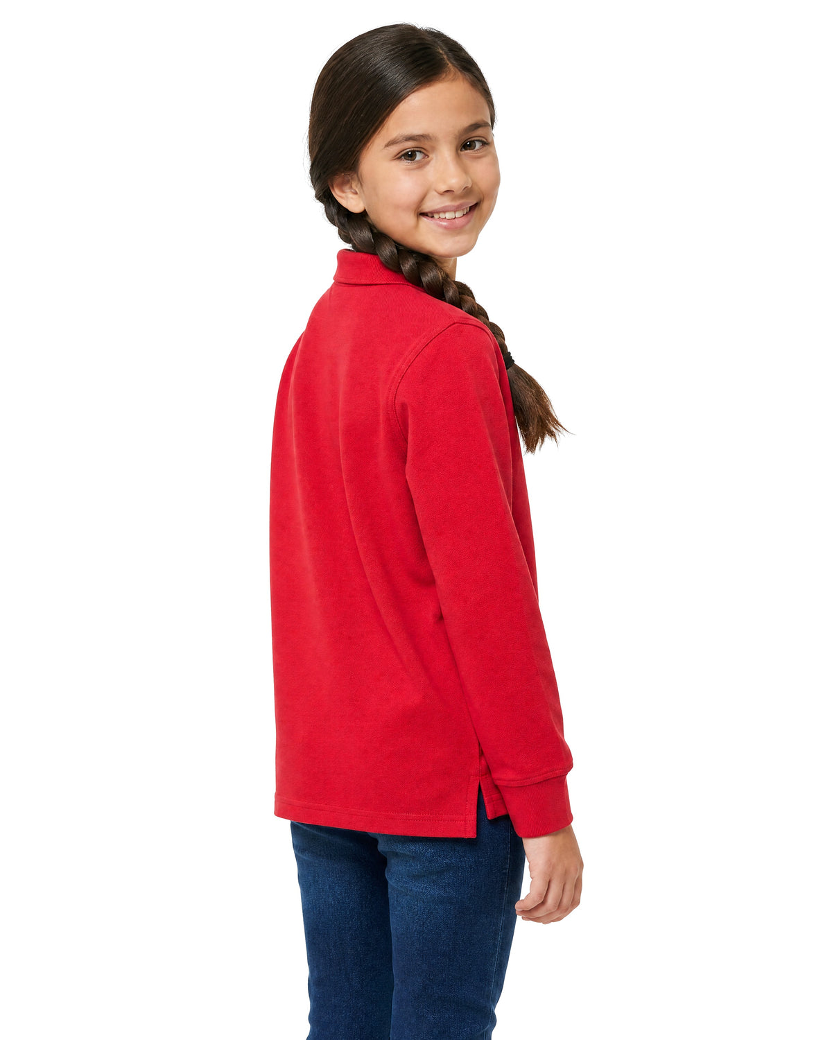 Kinder Langarm-Poloshirt für Jungen und Mädchen Florence